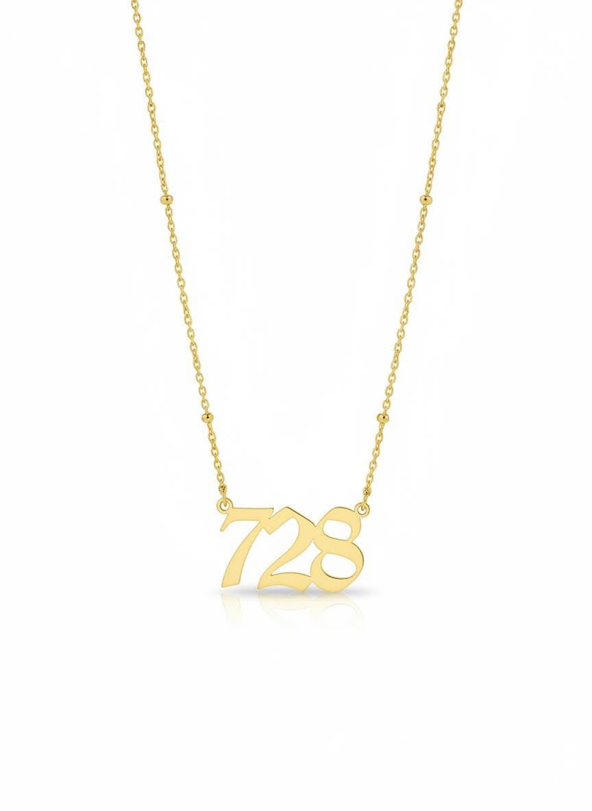 Custom Number Necklace