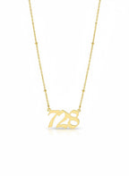 Custom Number Necklace